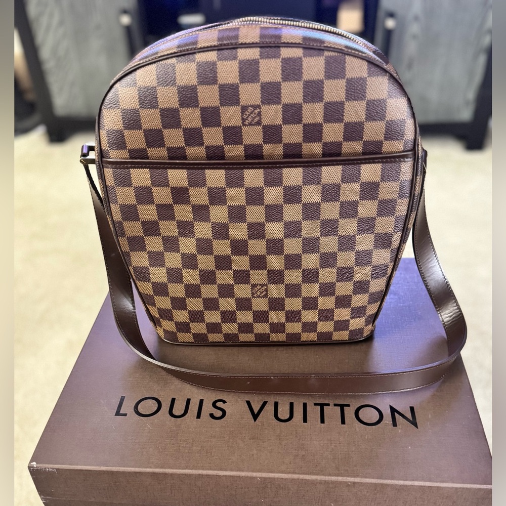 Louis Vuitton Damier Ipanema PM Shoulder Bag N51294 (2004) EXCELLENT CONDITION
